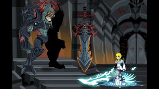 AQW Continuum Chronomancer ft Valiance vs Nulgath The Archfiend and Overfiend Blade [upl. by Enyrhtac]