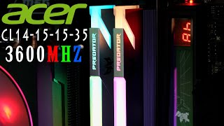 Acer 3600Mhz DDR4 CL14 RAM review [upl. by Udenihc]