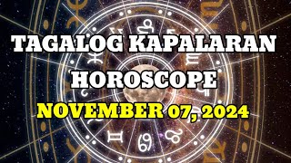 TAGALOG KAPALARAN HOROSCOPE 11072024  LuckySWERTE 14 [upl. by Notnyw402]