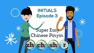 Learn Chinese Pinyin 3Initials 3 zh ch sh r [upl. by Nevaeh]