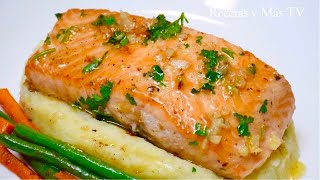 Cuando Quiero Comer Algo Rico y Fácil Hago Está Deliciosa Receta con Salmón [upl. by Nadnarb]