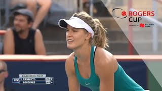 Highlights Genie Bouchard vs Dominika Cibulkova  Rogers Cup Montreal 2016  Second Round [upl. by Proffitt]