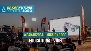 Educational video  Mission 1000  Dakar 2024 [upl. by Annaer]