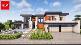 Luxury mansion in minecraft  Tutorial [upl. by Yojenitsirk]