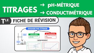 Titrage pHMÉTRIQUE et CONDUCTIMÉTRIQUE 💚 Révisions  Terminale spécialité Chimie [upl. by Osnerol]