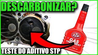 ADITIVO PARA LIMPEZA DE MOTOR CARBONIZADO STP  Funciona  Teste Descarbonização  Milan Dark [upl. by Anotyal]