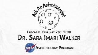 Ask An Astrobiologist Physics and the Origin of Life with Dr Sara Imari Walker [upl. by Ynobe251]