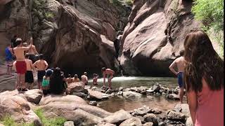 Paradise Cove  Colorado  Cliff Jumping vid [upl. by Purvis163]