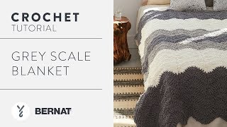 Crochet a Blanket Grey Scale Blanket [upl. by Missak]