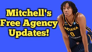 Indiana Fever Shares Kelsey Mitchells Updates On Free Agency [upl. by Nemra564]