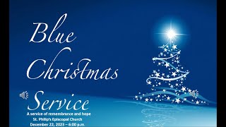 Blue Christmas Service 2023 [upl. by Bethel]