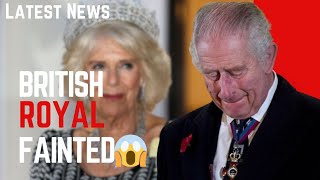 FAINTED🛑 Queen Camilla fainted at the ceremony for the surprise King Charles made for her [upl. by Aikyt749]