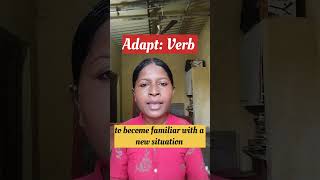 Adept AdaptAdopt Lets understand Can you use correctly laxmideogam8340 [upl. by Ihcalam561]