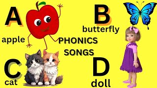 LEARN ALPHABETS SONG ABCDSONG A TO Z ALPHABAT SONG  CAPITAL LETTER FOR KIDS VEIDO [upl. by Ridglee]