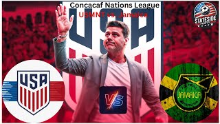 USMNT vs Jamaica  Concacaf Nations League Live Stream [upl. by Tadio]