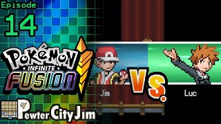 RIVAL BATTLE How BUSTED is he Pokémon Infinite Fusion Lets Play PewterCityJim [upl. by Sharl243]