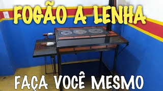 Fogão a Lenha Portátil Finalizado [upl. by Lemmueu]