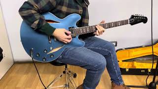 Gibson Trini Lopez Pelham Blue Dg 335 Dave Grohl [upl. by Eerolam173]