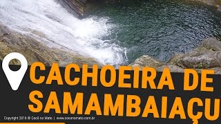 Cachoeira de Samambaiaçu em Boiçucanga Drone  Full HD [upl. by Ellierim]