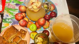 Tienes manzanas Prepara estas 3 deliciosas recetas pan agua y sidra🍎🍏🍎😋❤️ [upl. by Ydaf]