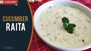 Raita recipe  Easy Cucumber raita recipe At Home [upl. by Merras84]