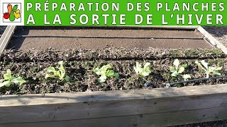 Préparation dun potager surélevé à la sortie dhiver [upl. by Irvin]