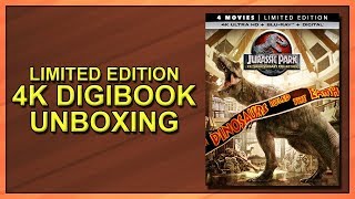 Jurassic Park Collection Limited Edition 25th Anniversary 4K2D Bluray Digibook Unboxing [upl. by Panta233]