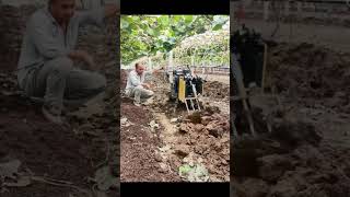 “Simple soil tilling machine” automobile woodfarm excavator woodprocessing drone farming [upl. by Annyrb]