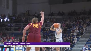 Drake basketball takes down ISU 8573 [upl. by Rehttam]