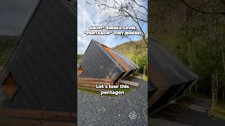 Would you live in this pentagon tinyhouse  🏡 housetour hometour pentagon tinyhome [upl. by Kcirb]