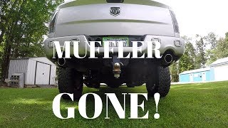 2012 DODGE RAM 1500 MUFFLER DELETE [upl. by Alemahs688]