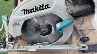 Makita Xgt 40V Max Circular Saw Kit Rear Handle Review [upl. by Sucramal604]