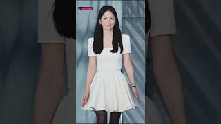 Song Hye Kyo flaunts small waistline in a white dress songhyekyo [upl. by Rust]