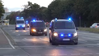 Wilde Szenen in Hellersdorf 2 Schwerverletzte nach Schießerei  Einsatzfahrten von SEK RD und co [upl. by Ynahpit]