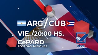 EN VIVO  Vóley Internacional en Misiones  ARGENTINA VS CUBA [upl. by Gretal]