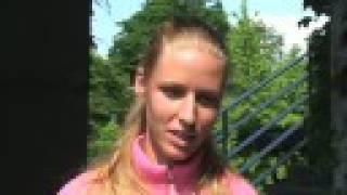 Elena Dementieva QampA Fan Questions [upl. by Meeharb]