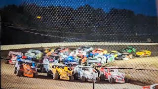 Dirtcar 358 Modified Feature  Glenridge Motorsports Park on 6224 [upl. by Aivuy]