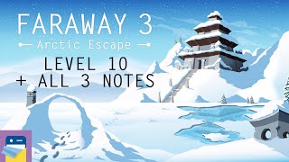 Faraway 3 Arctic Escape Level 10 Walkthrough Guide With All 3 Letters  Notes by Snapbreak Games [upl. by Synned425]