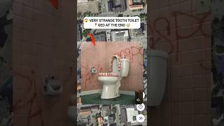 😱 I found very strange tooth toilet in real life on Google Earth 🤯🌍 viralshort universalfk4 😱🤯🌍 [upl. by Adidnac]