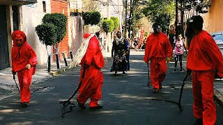 Semana santa 2022  Recorrido con los Judas  Pueblo de Santa fe CDMX [upl. by Saffian]