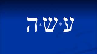 More understanding Hebrew verb structure  niphal participle [upl. by Yelrahs]