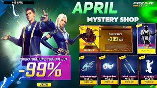 NEXT MYSTERY SHOP FREEFIRE  4 APRIL MYSTERY SHOP EVENT IN FREE FIRE  FREEFIRE NEW EVENT [upl. by Airdni]