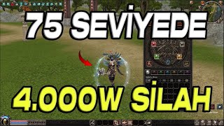 75 SEVİYEDE 4K WONLUK SİLAH  20000W   Metin2 Charon 10 [upl. by Akehsyt675]