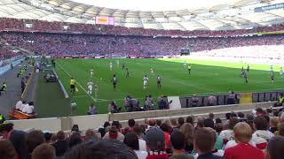 VFB vs Augsburg  25 Hereingabe Donis 2017 live  MercedesBenz Arena  Stuttgart [upl. by Farmelo339]