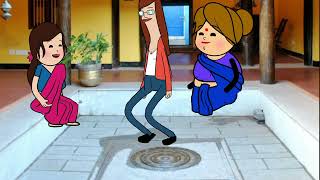 🙃❗🥵பவர் கட் கொடுமைகள் 😮‍💨🔌😬ll Chinna Ponnu funny cartoon video🦋 subscribe pls👆🙅‍♀️ [upl. by Aicilev]