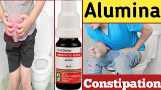 Alumina Homeopathic Medicine  Constipation Best Medicine  Alumina 30 200  DrAniruddhaDe [upl. by Islaen]