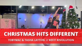 Christmas Hits Different  tobymacmusic  Dance Fitness Choreography  REFITREV [upl. by Emmer414]