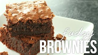 Homemade Fudgy Brownies How to Make Fudge Brownie Recipe [upl. by Anirac]