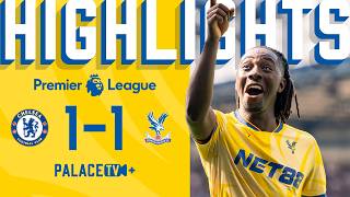 EZE scores a STUNNER 🤩🚀  Premier League Highlights Chelsea 11 Crystal Palace [upl. by Carmela]