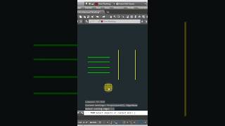 AutoCAD Extend amp Trim Command Trick shorts autocad [upl. by Mclain]